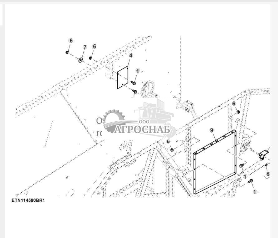Щиток без молотилки с электроприводом 
